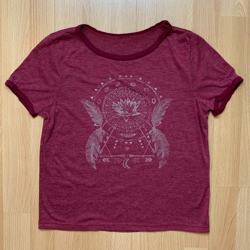 Tilly's Burgundy top